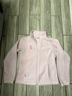 Columbia Women’s Benton Springs Full Zip Fleece Jacket Breast Cancer Awareness